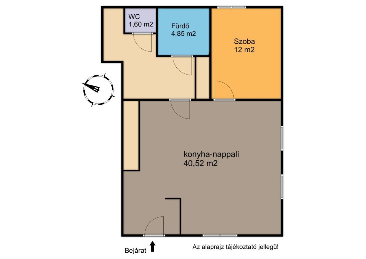 Deli Terasz B Apartman Free Parking, Self-Check-In Anytime Győr Zewnętrze zdjęcie
